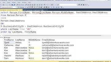 15   ALIASES create a temporary name for tables   Microsoft  SQL Server