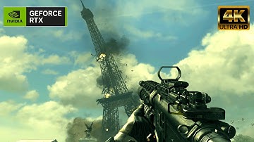 Eiffel Tower Down | Iron lady Mission | COD MW3 | 4K 60 FPS | Part - 10