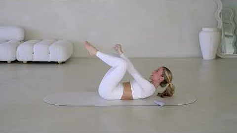 10 Min Toned Abs + Waist Slimming Pilates Workout  ✨ thumbnail