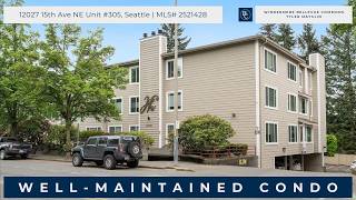 Well-Maintained Condo | 12027 15th Ave NE Unit #305, Seattle Well-Maintained Condo | 12027 15th Ave NE Unit #305, Seattle