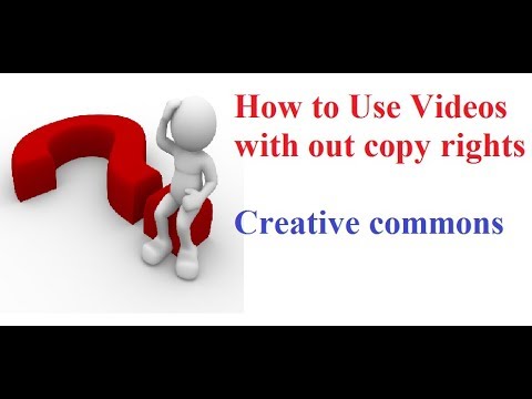 How to reuse creative commons licensed videos |  క్రియేటివ్ కామన్స్ లైసెన్స్ వీడియోలను తిరిగి ఎలా ఉ