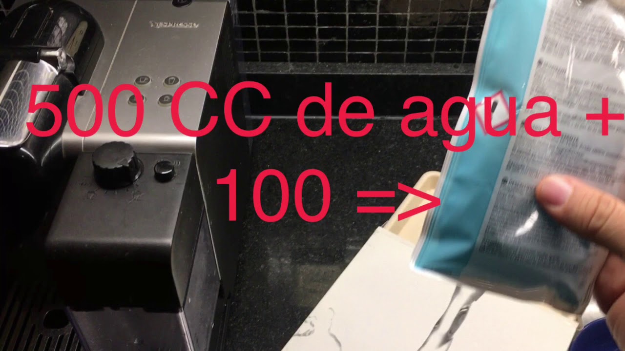 Descalcificación De Nespresso Lattissima Plus - YouTube