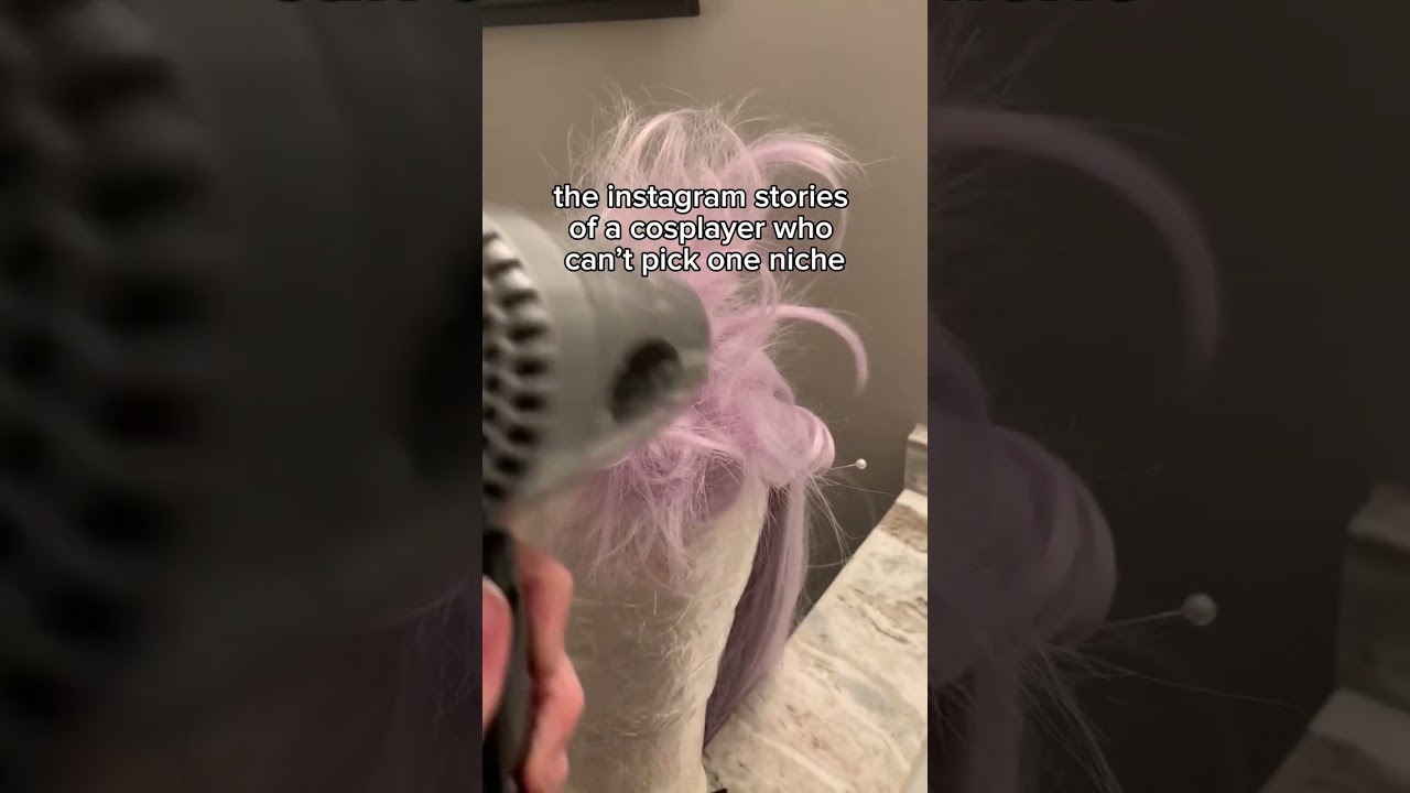 Cosplayers do the weirdest things to make cool costumes 🤔 #cosplay #wigstyling #sewing #3dprinting