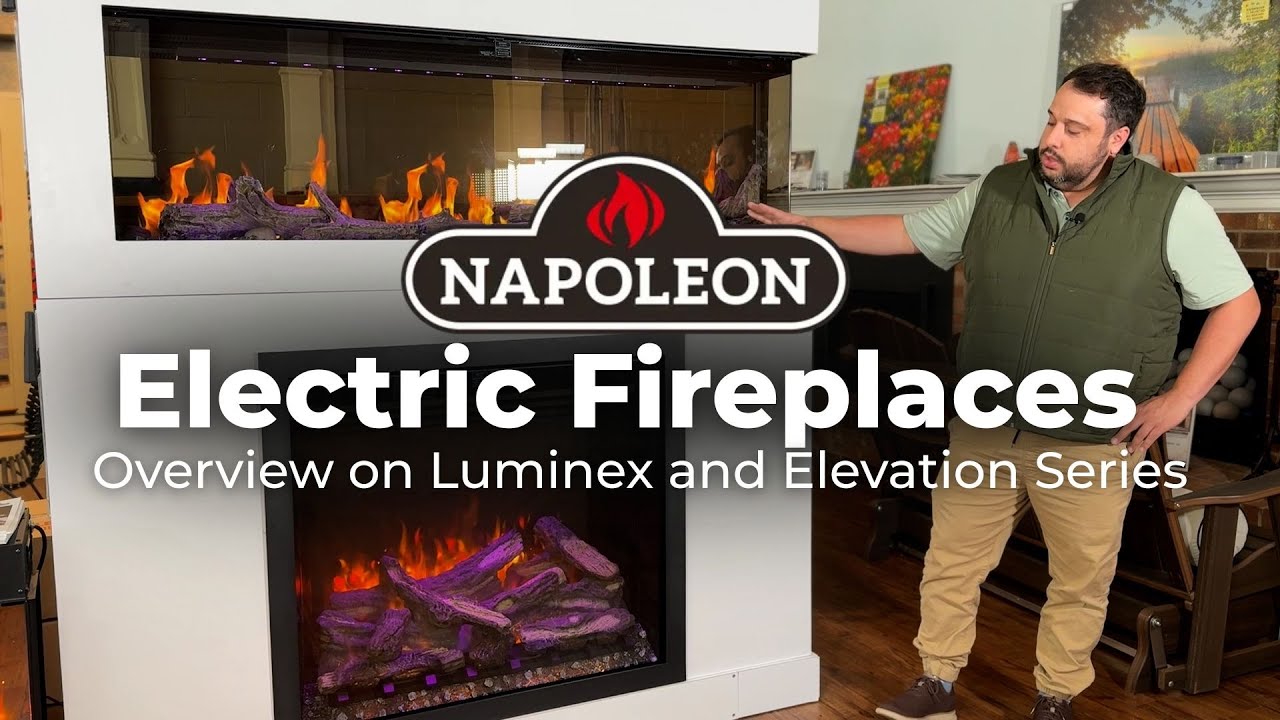 Электрические камины Napoleon | Обзор серий Luminex и Elevation🔥