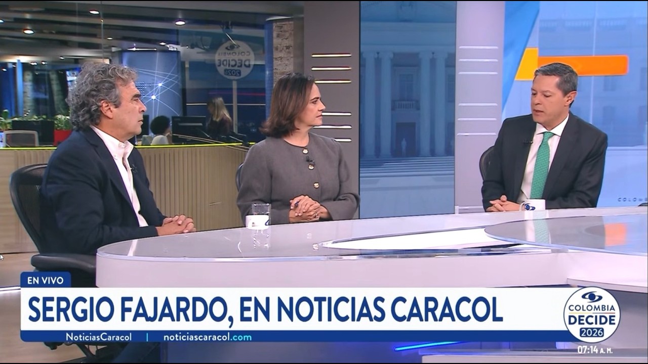 ¡Hoy en Noticias Caracol revelé detalles de mi fórmula vicepresidencial!