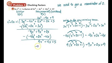 Algebra 2: 5.4: Dividing Polynomials