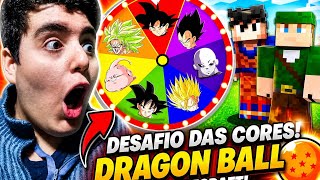 REAGINDO A  ROBIN HOOD GAMER  GIRE  ROLETA DO DRAGON BALL  NO MINECRAFT ...E ELA DECIDE MEU DESTINO 