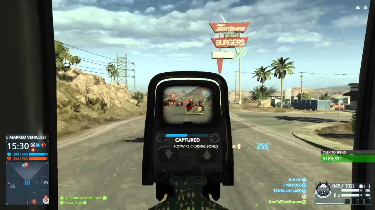 Driving a COUCH in Battlefield Hardline YouTube