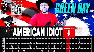 Video thumbnail of "【GREEN DAY】[ American Idiot ] cover by Masuka | LESSON | GUITAR TAB"
