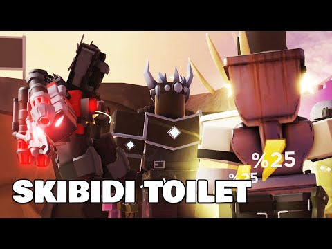 Playing With The New Skibidi Toilet Skin (Full Gameplay) TDS Update 