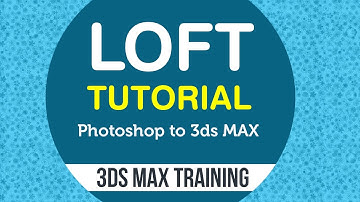 3ds max loft tutorial - importing paths from photoshop to 3ds max