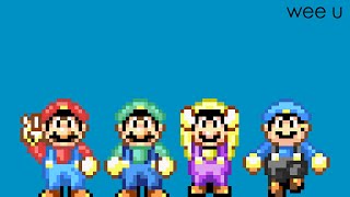 Mario Bros. Classic (GBA) - NSMBU Palettes Mod (Release Trailer) screenshot 2