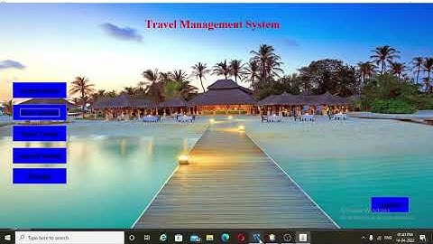 Travel Management System JAVA +SQL TCR INNOVATION