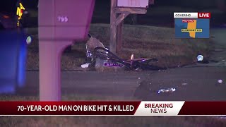 OSP: 70-year-old bicyclist struck, killed by a car in Milford