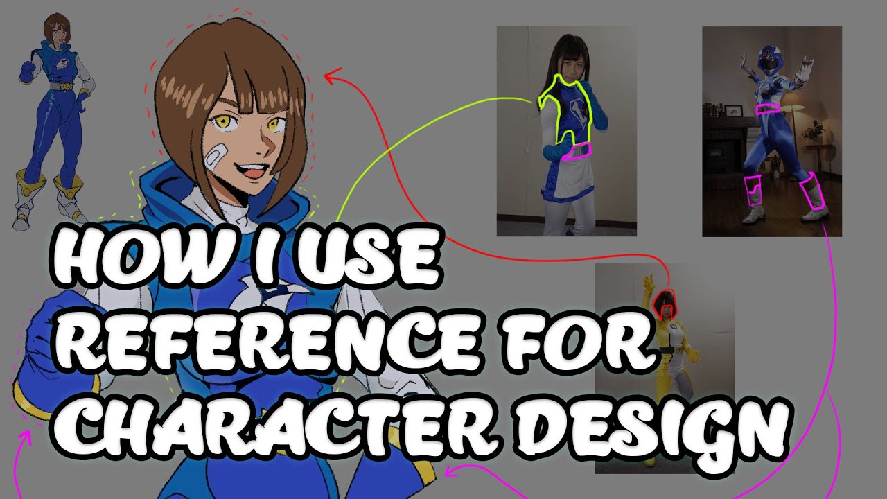 How to use References for character design