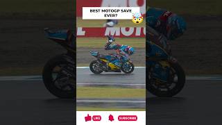 BEST MOTOGP SAVE EVER!? 😳 | #MotoGP Shorts