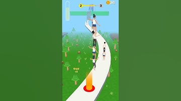 Tower Run 3D All Level Walkthrough New Android ios Game Play For Kids So Funny #shortvideo