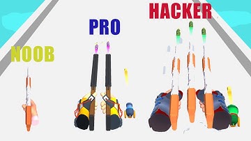 NOOB vs PRO vs HACKER - WEAPON CRAFT RUN