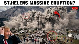 1 Minute Ago Magma At St. Helens Volcano Fills To The Top In A Huge Eruption After An Earthquake