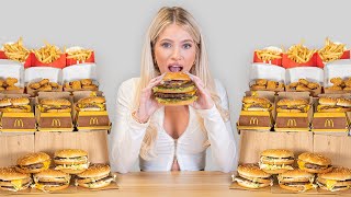 100lb Girl Eats EVERYTHING at McDonalds