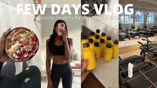 VLOG | healthy habits, wellness shots, pilates, cooking &amp; self care