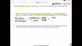 3.1 Rates (Crime Rate Example)