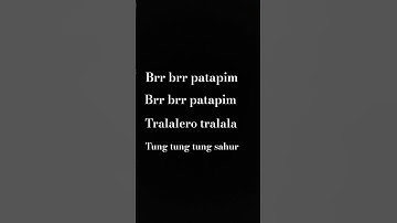 Thumbnail of brr brr patapim brr brr patapim tralalero tralala, ztung Tung Tung sahur.