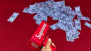 Supreme Money Gun - The Cash Cannon Money Gun - Toy rk shine - YouTube
