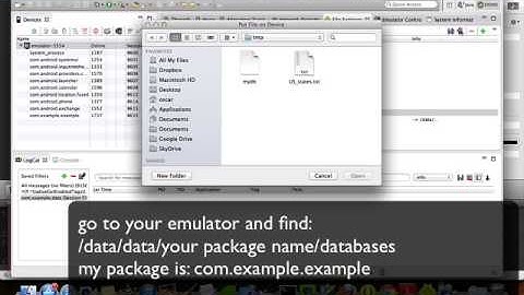 How to copy a database to Android