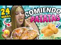 24 horas comiendo patatas  el mundo de indy