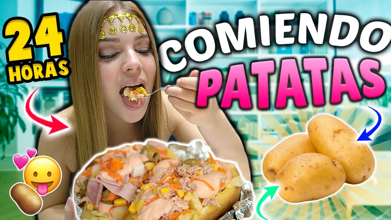 24 HORAS COMIENDO PATATAS / El mundo de Indy