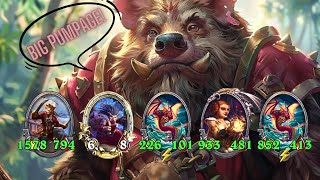 Quilboars are Insane 🎮Hearthstone Battlegrounds Gameplay Duos No Commentary New Update🛡️ 2600 Rating