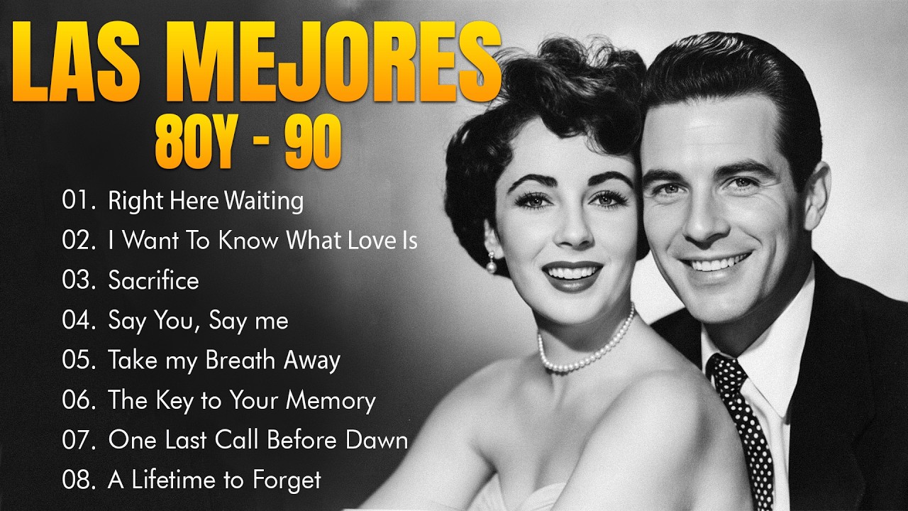 Románticas Viejitas en Inglés 80's 90's ♪ღ♫ Baladas Para Dedicar al Amor de tu Vida 🥂