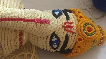 macrame full body ganesha is live!/#macrame/#shorts/#ytshorts/#yt