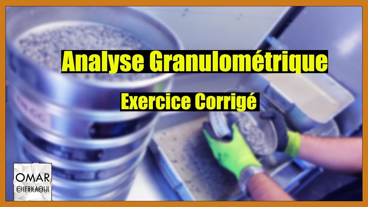 Exercice D'Analyse Granulométrique