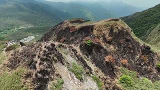 火災後的七星山小油坑步道