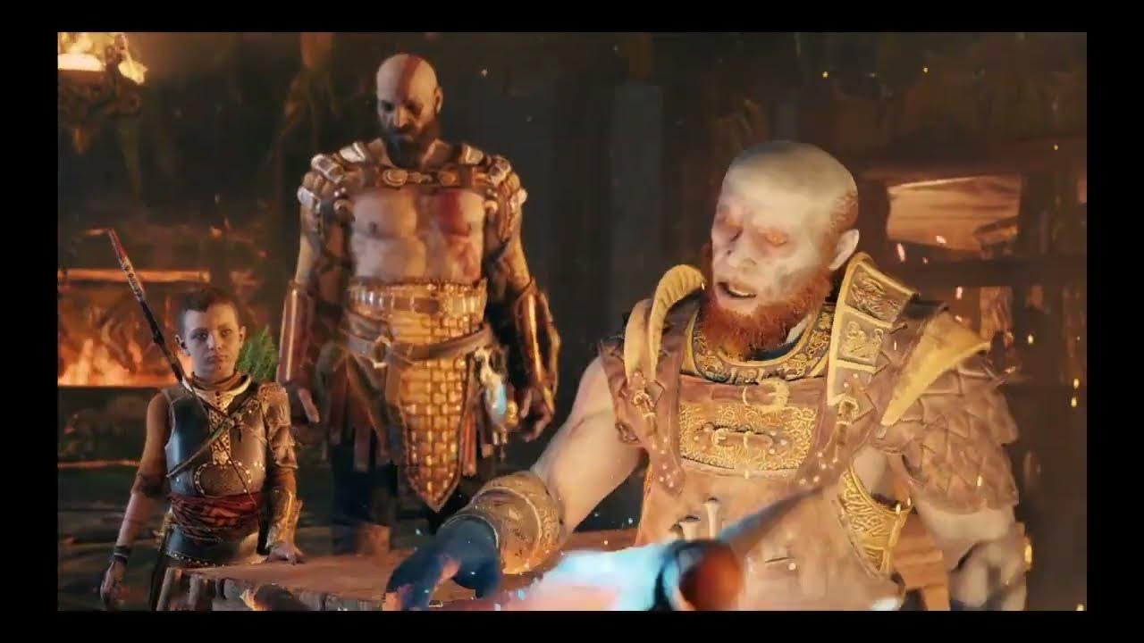 God of War*return to the witch cave,talk to the witch in her house