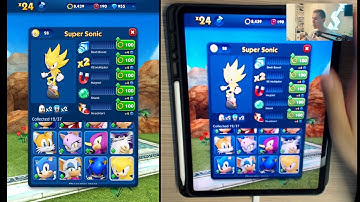 Sonic Dash+ | SUPER SONIC Character - Review, Gameplay & Walkthrough (iOS)