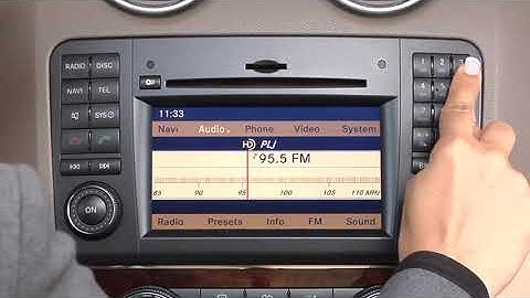 How to use the Factory Radio in your 2009 Mercedes Benz GL Class