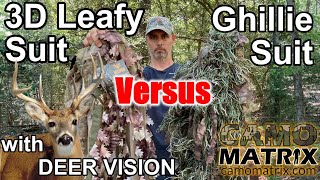 Camo Matrix Podcast Vlog - Ghillie Vs 3D Leafy - Real Background, Real Camo - Hot Shot Gear