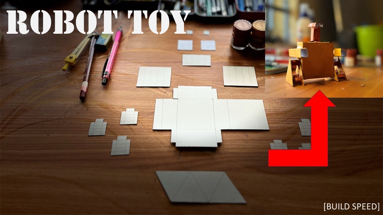 [BUILD SPEED] ROBOT TOY | MINIATURE | ASMR | 