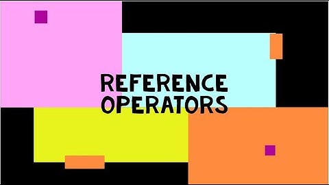 Reference Operators in Excel