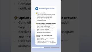 How to Permanently Delete Your Telegram Account & Recover Data #telegram #accountmanagement