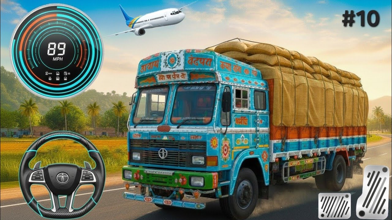 GRAIN DELIVER IN INDIAN TRUCK SIMULATOR | ANDROID GAMEPLAY 2026