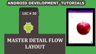 Master Detail Flow Template in Android Studio | 30 | Android Development Tutorial for Beginners