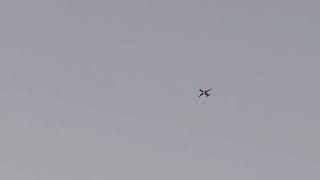 United Airlines Boeing 767-424 and 2 JetBlue Airbus A320-232’s flying over Brick NJ