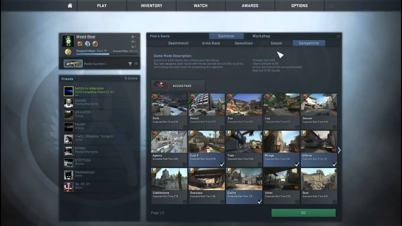 CS:GO MM: Dat triple kill - YouTube