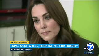 Just In: Princess of Wales, Kate Middleton, recovering in hospital after abdominal surgery