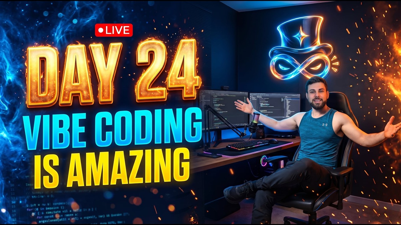 DAY 24 Vibe Coding is amazing - YouTube