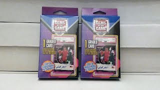 gems of the game basketball 1 graded card NBA Mystery Box Bucket list reveal in Chicago.